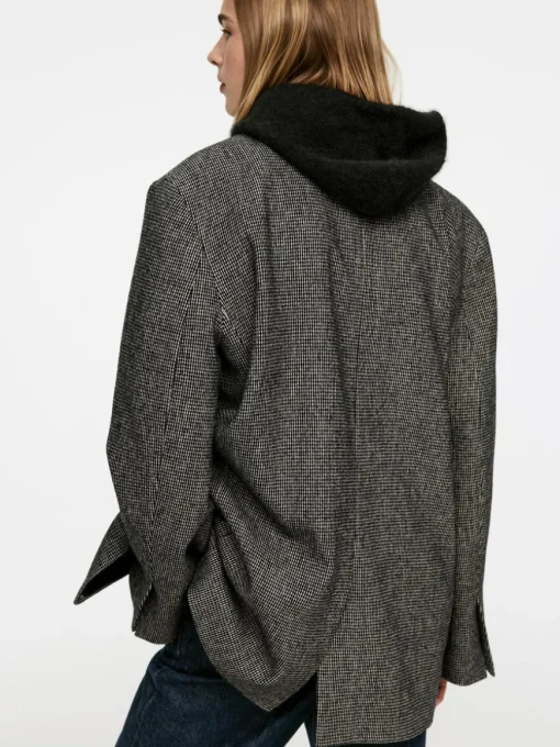 Alpaca-Wool Blend Hood