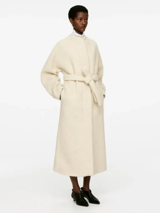 Bouclé Wool Coat