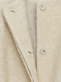 Bouclé Wool Coat
