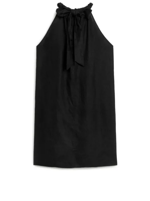 Bow Linen Dress