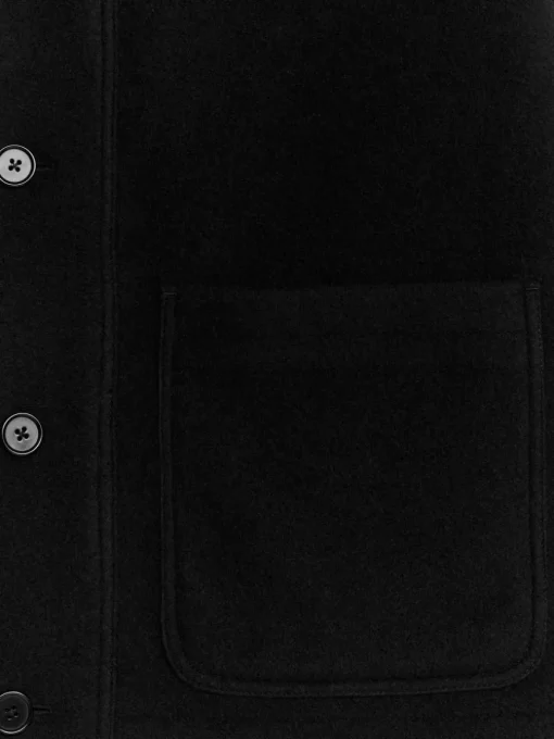Boxy Wool-Blend Jacket