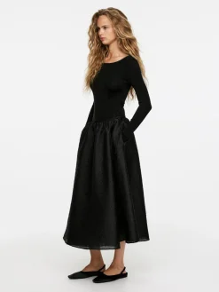 Brocade Midi Skirt