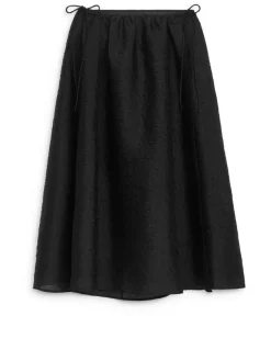 Brocade Midi Skirt
