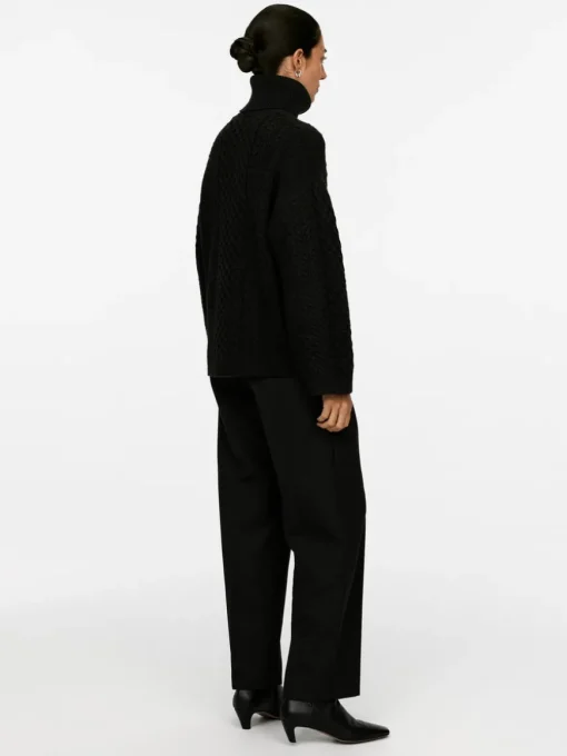 Cable-Knit Wool Jumper