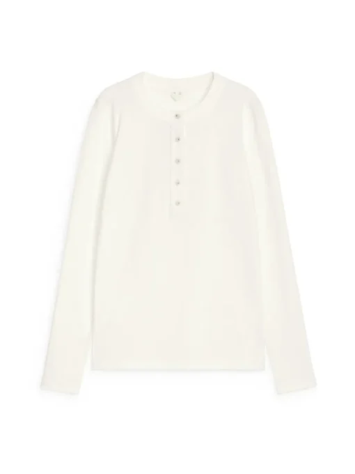 Cotton Henley Shirt
