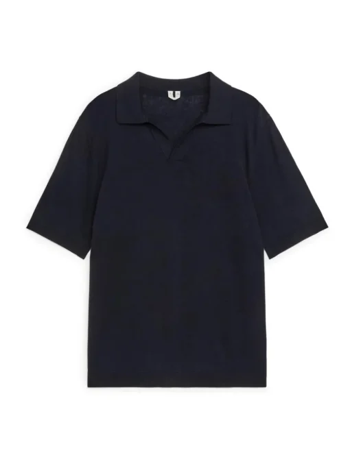 Cotton Linen Polo Shirt