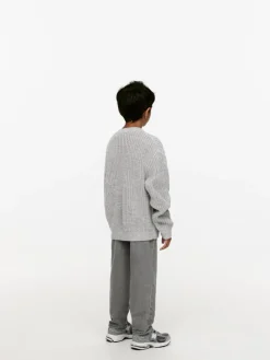 Crew-Neck Fisherman Jumper