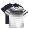 Crew-Neck T-Shirt Set Of 2