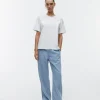 Drawstring Denim Trousers