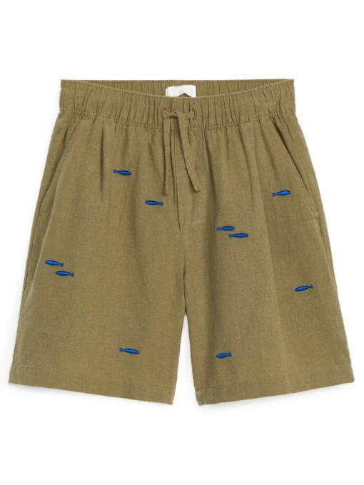 Embroidered Shorts