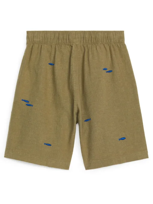 Embroidered Shorts