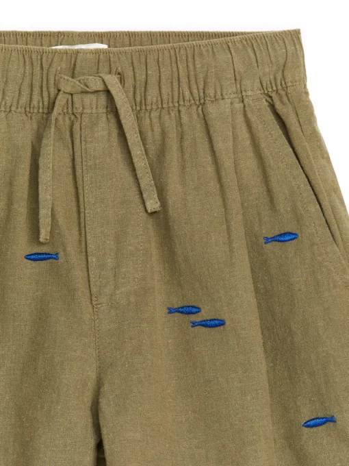 Embroidered Shorts