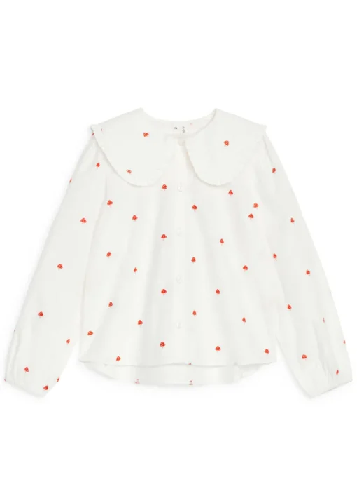 Frill-Collar Blouse