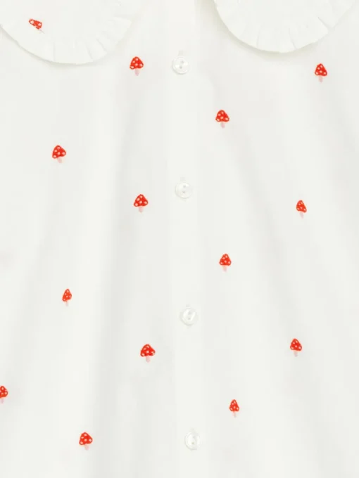 Frill-Collar Blouse