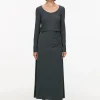 Gathered Maxi Skirt