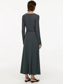 Gathered Maxi Skirt