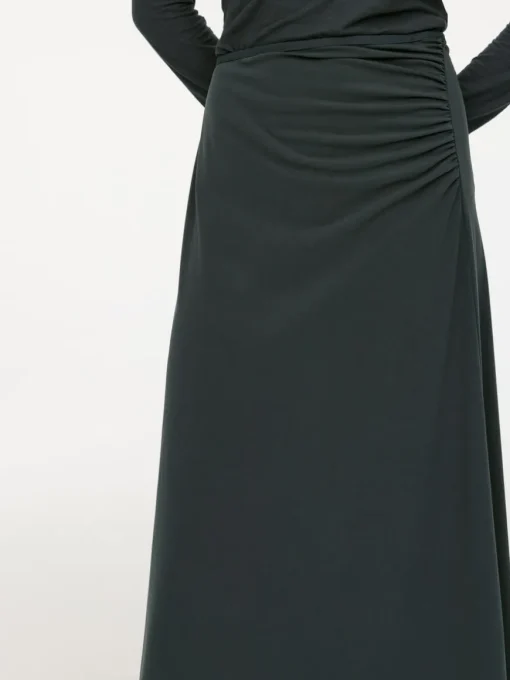 Gathered Maxi Skirt