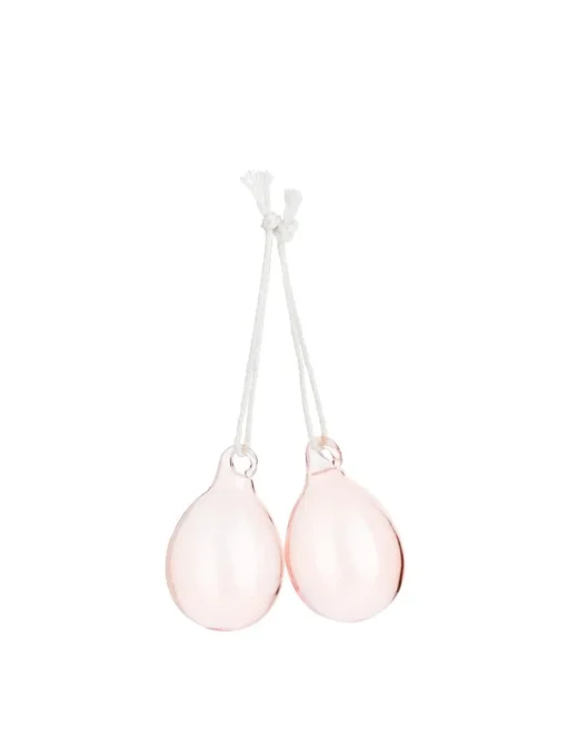 Glass Eggs Set Of 2