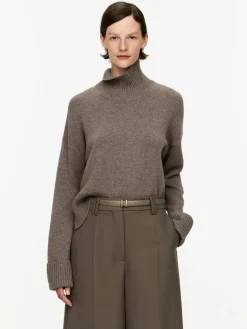 High-Neck Wool Jumper