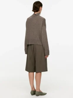 High-Neck Wool Jumper