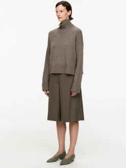 High-Neck Wool Jumper