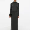 Long Cupro Skirt