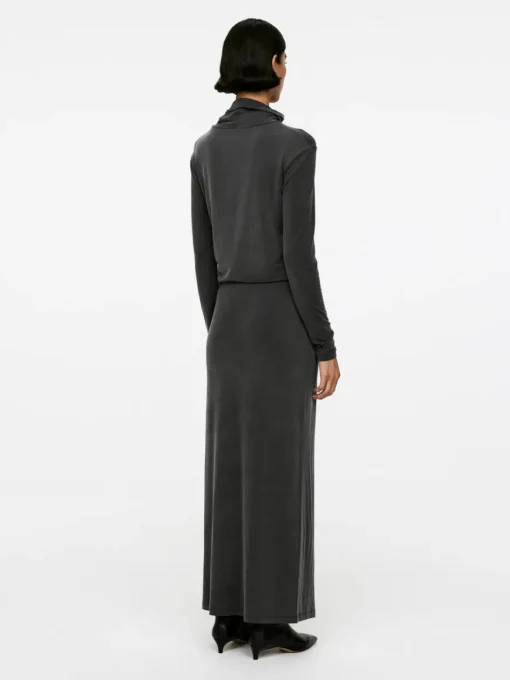 Long Cupro Skirt
