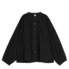 Loose Button-Up Blouse