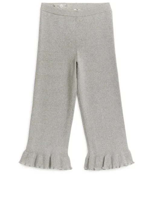 Metallic Frill Trousers