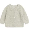 Neps Wool-Blend Cardigan