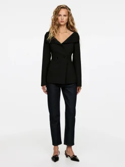 Off-Shoulder Blazer