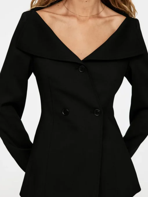 Off-Shoulder Blazer