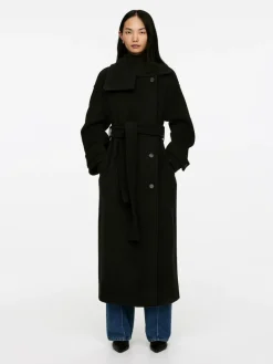 Oversized Wool-Blend Coat
