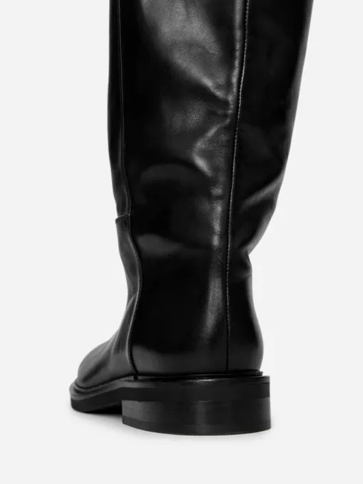 Over-The-Knee Leather Boots