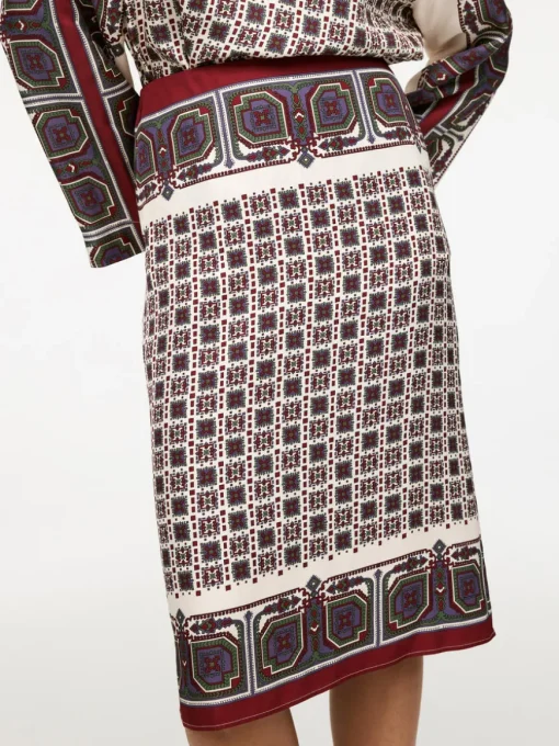 Print Pencil Skirt