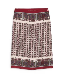 Print Pencil Skirt