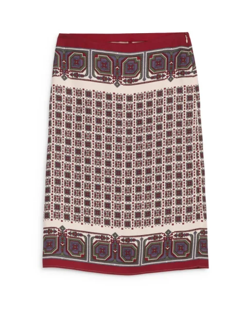 Print Pencil Skirt