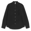 Relaxed Linen-Cotton Shirt