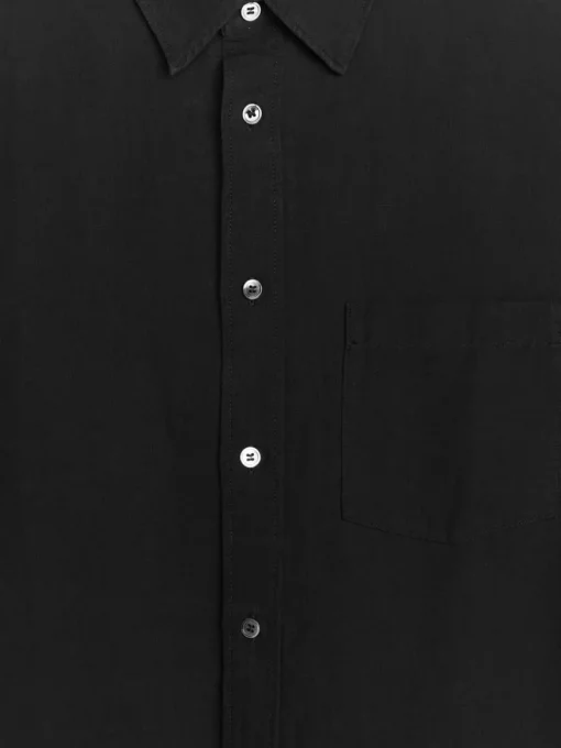 Relaxed Linen-Cotton Shirt