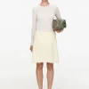 Reverse-Knit Mini Skirt