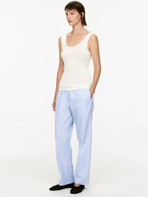 Rib Silk Top