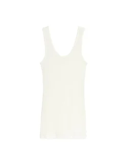 Rib Silk Top