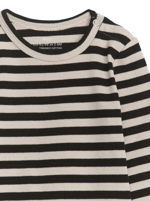 Ribbed Long-Sleeve Bodysuit