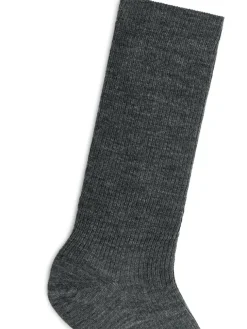 Ribbed Wool-Blend Socks