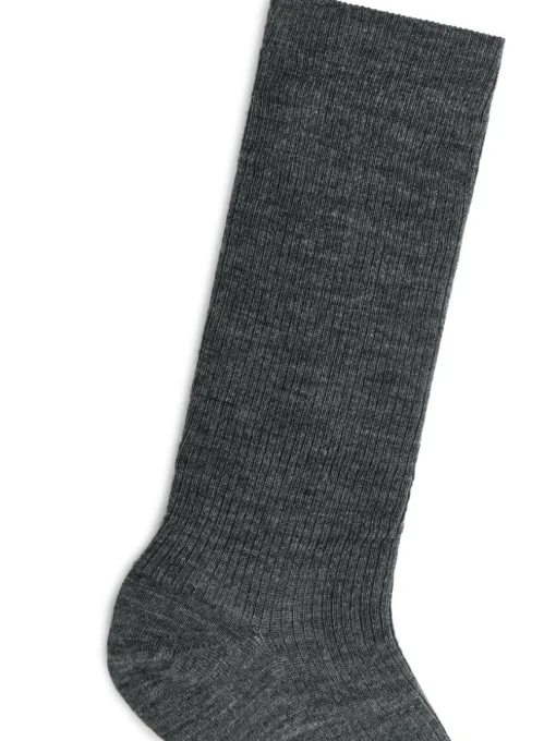 Ribbed Wool-Blend Socks