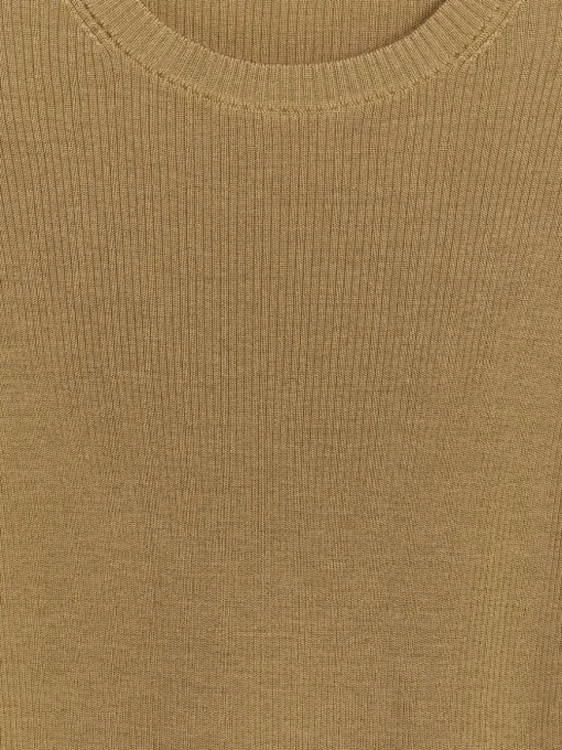 Rib-Knit Merino Top