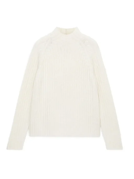 Rib-Knitted Jumper