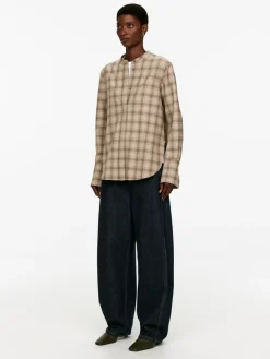 Stand- Collar Shirt