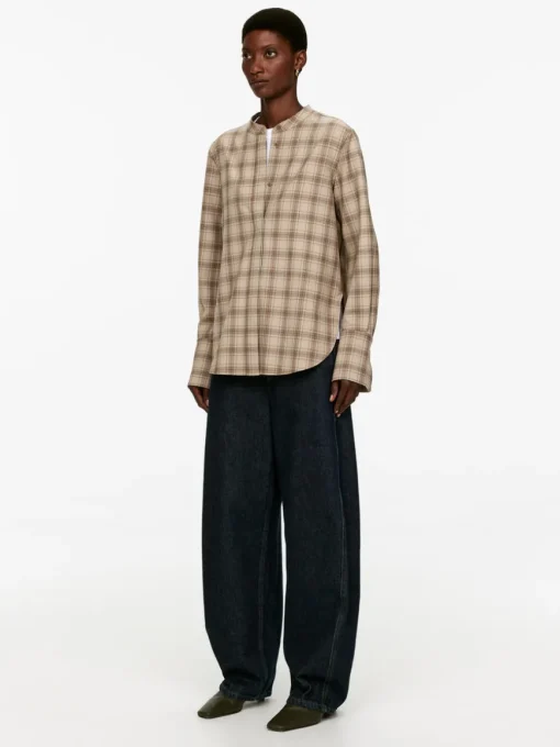 Stand- Collar Shirt