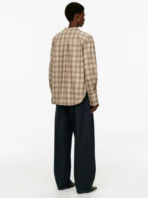 Stand- Collar Shirt